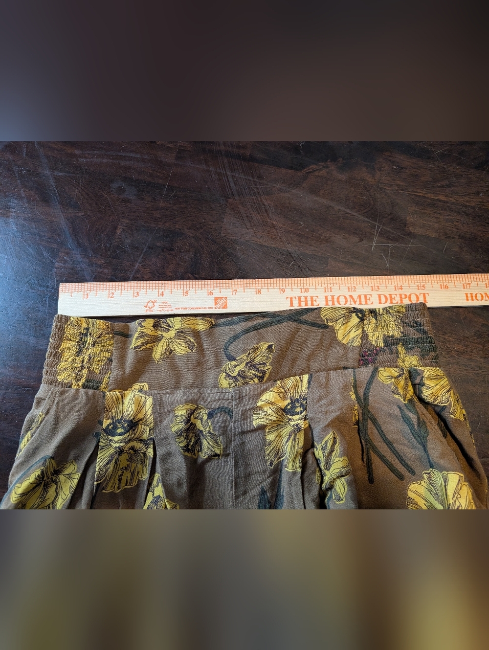 Maeve Terrace Floral Wide Leg Flowy Pants, Women's 10 - Picture 3 of 8